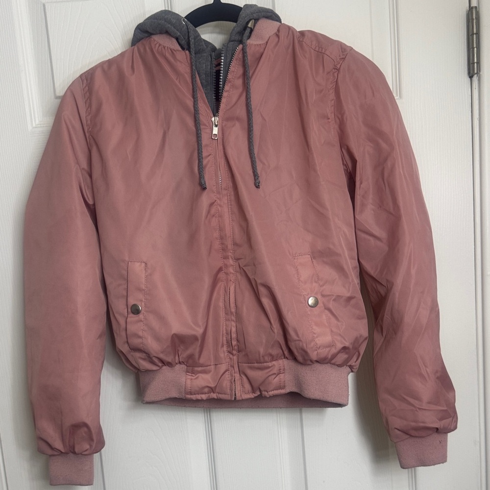 Cozy Pink Puffer Jacket with Hood